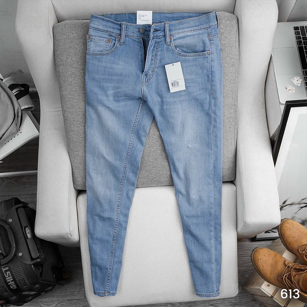 Ice Blue Stretchable Jeans - 3528