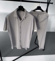 English Collar Pleated Men's Set