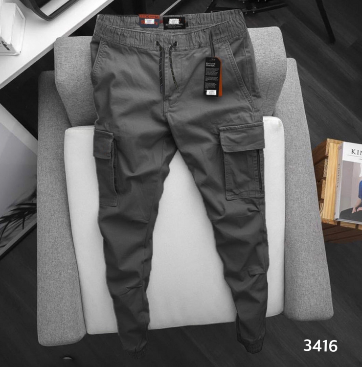 Cargo Pants Grey - 3416