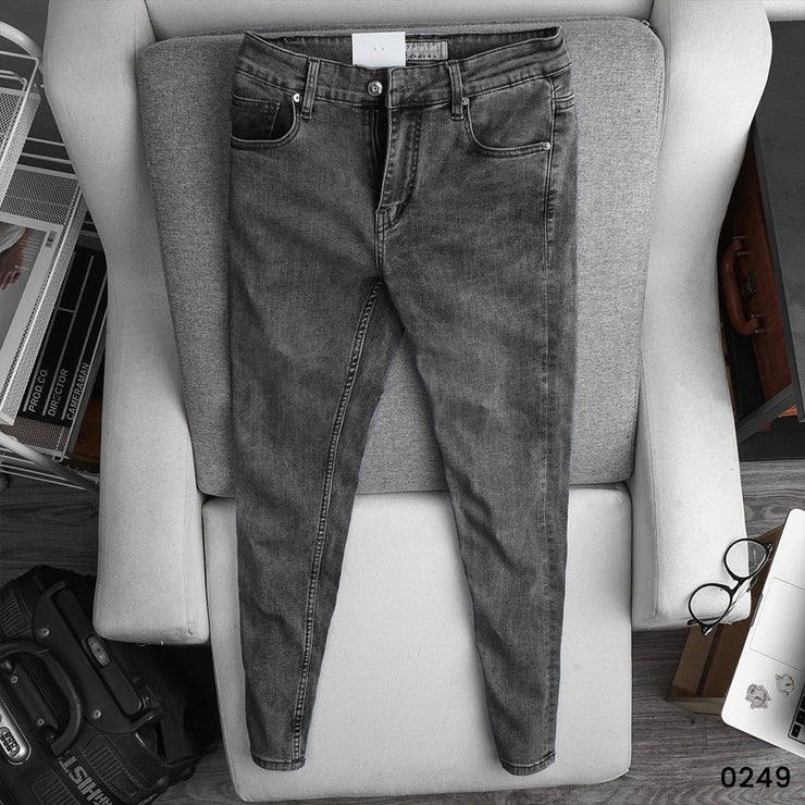 Dark Grey Denim Jeans - 0249