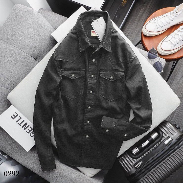 Levis Denim Shirt - Grey 0292