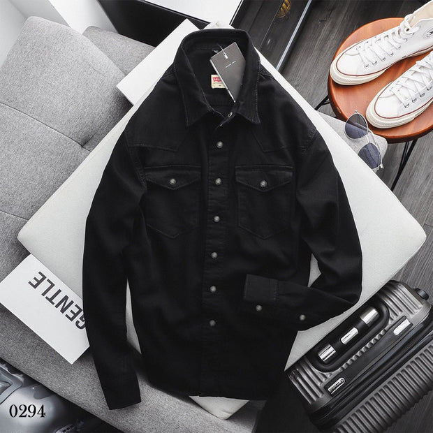 Levis Denim Shirt - Black 0294
