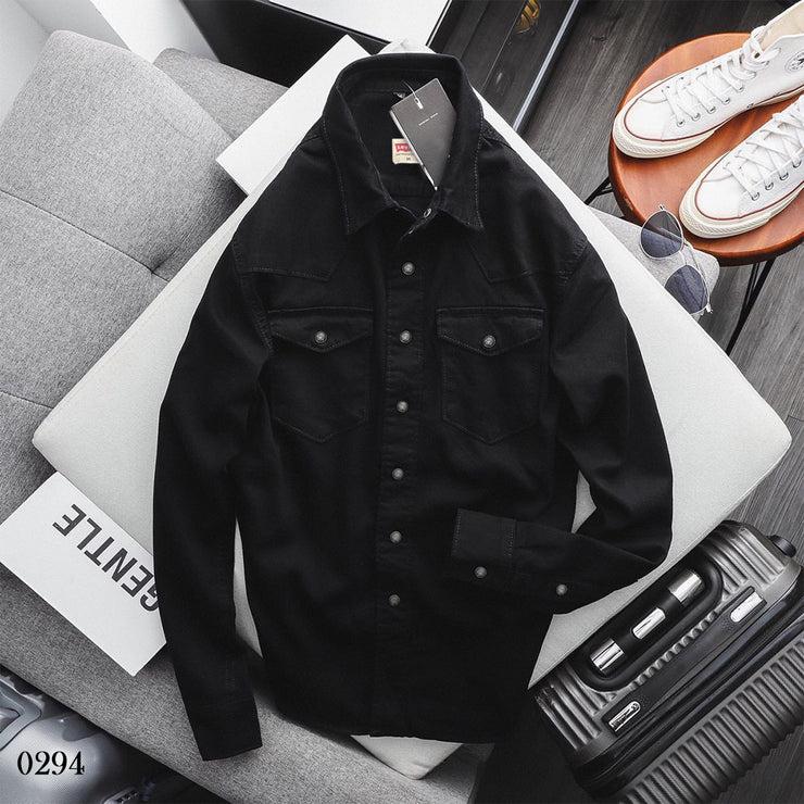 Levis Denim Shirt - Black 0294