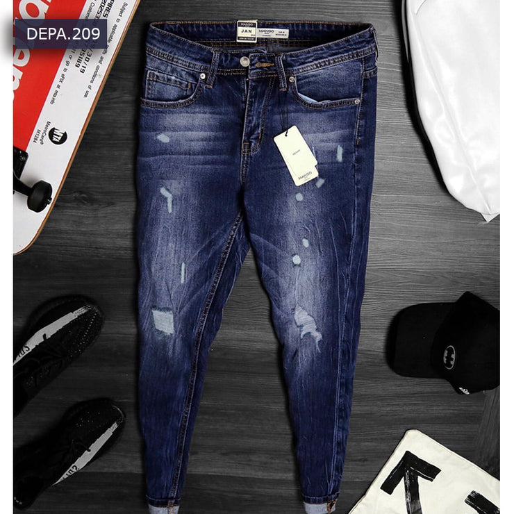 Dark Blue Ripped Jeans 209
