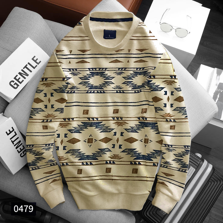 Sweatshirt Printed - Khaki 0479