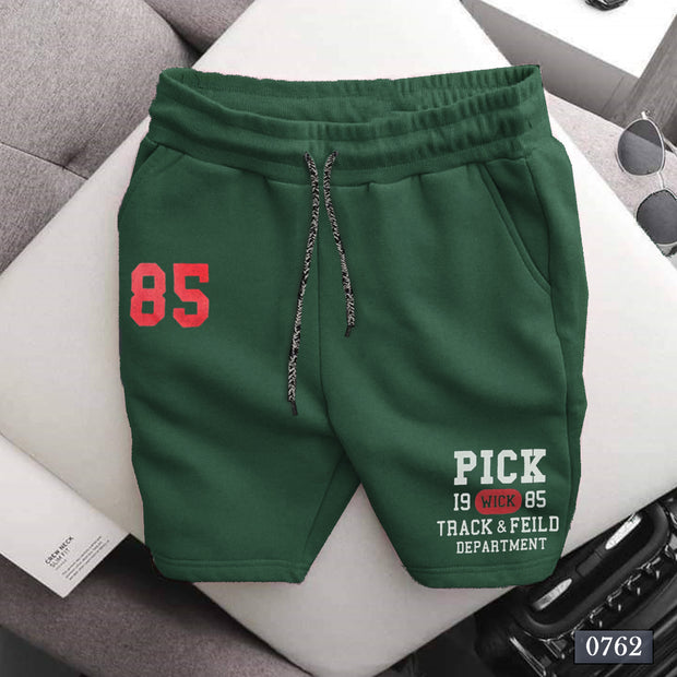 Green Casual Shorts -0762