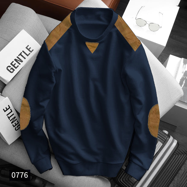 Dark Blue Fleece Sweatshirt -0776