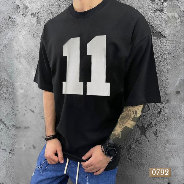 American T-Shirts - Black 0792