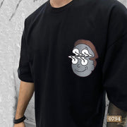 Oversize T-Shirts - Black 0794