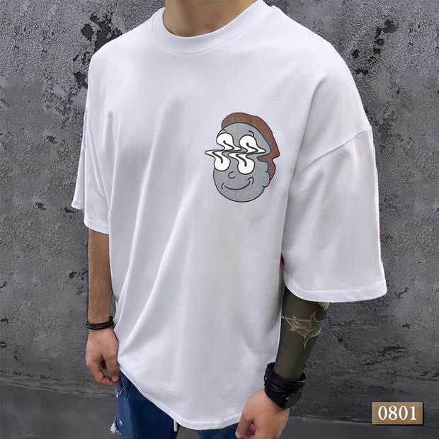 Oversize T-Shirts - White 0801