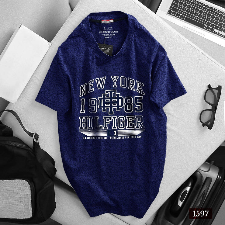 American Original Tommy Hilfiger Blue T-Shirt  - 1597