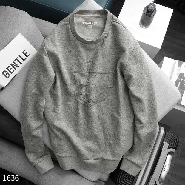 TRN1961 Grey Sweatshirt Plain - 1636