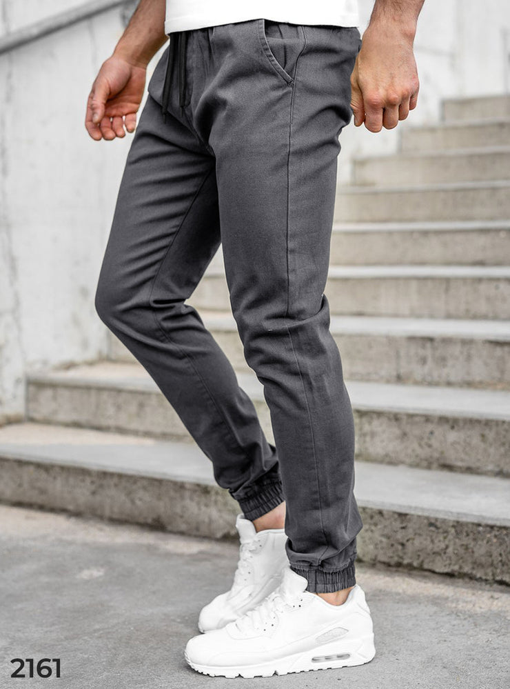 Cotton Jogger Pant - Grey