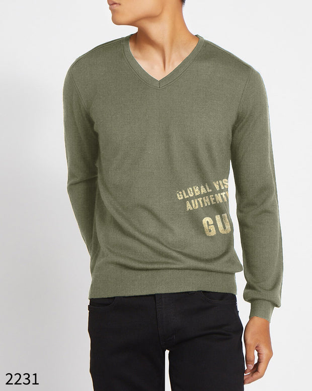 Guess Vintage Exclusive Sweatshirt - Olive Green
