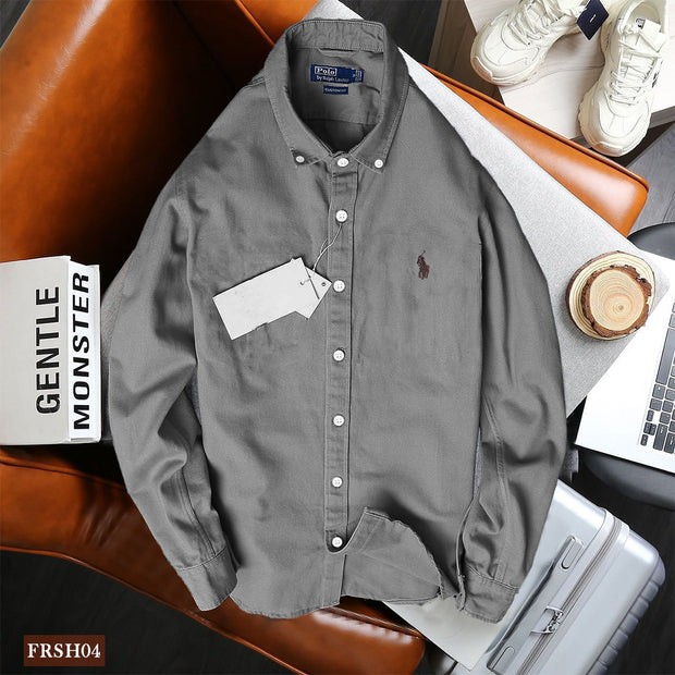Ralph Lauren Slim Fit Shirt - Iron Grey