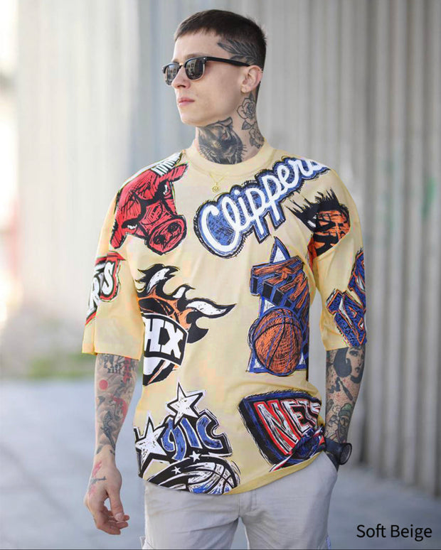 Oversize Clipper Printed T-Shirt